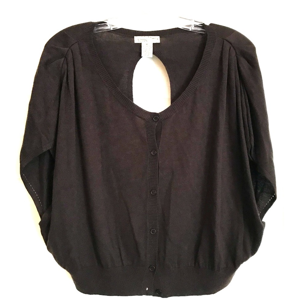 Topin cropped drapey sweater